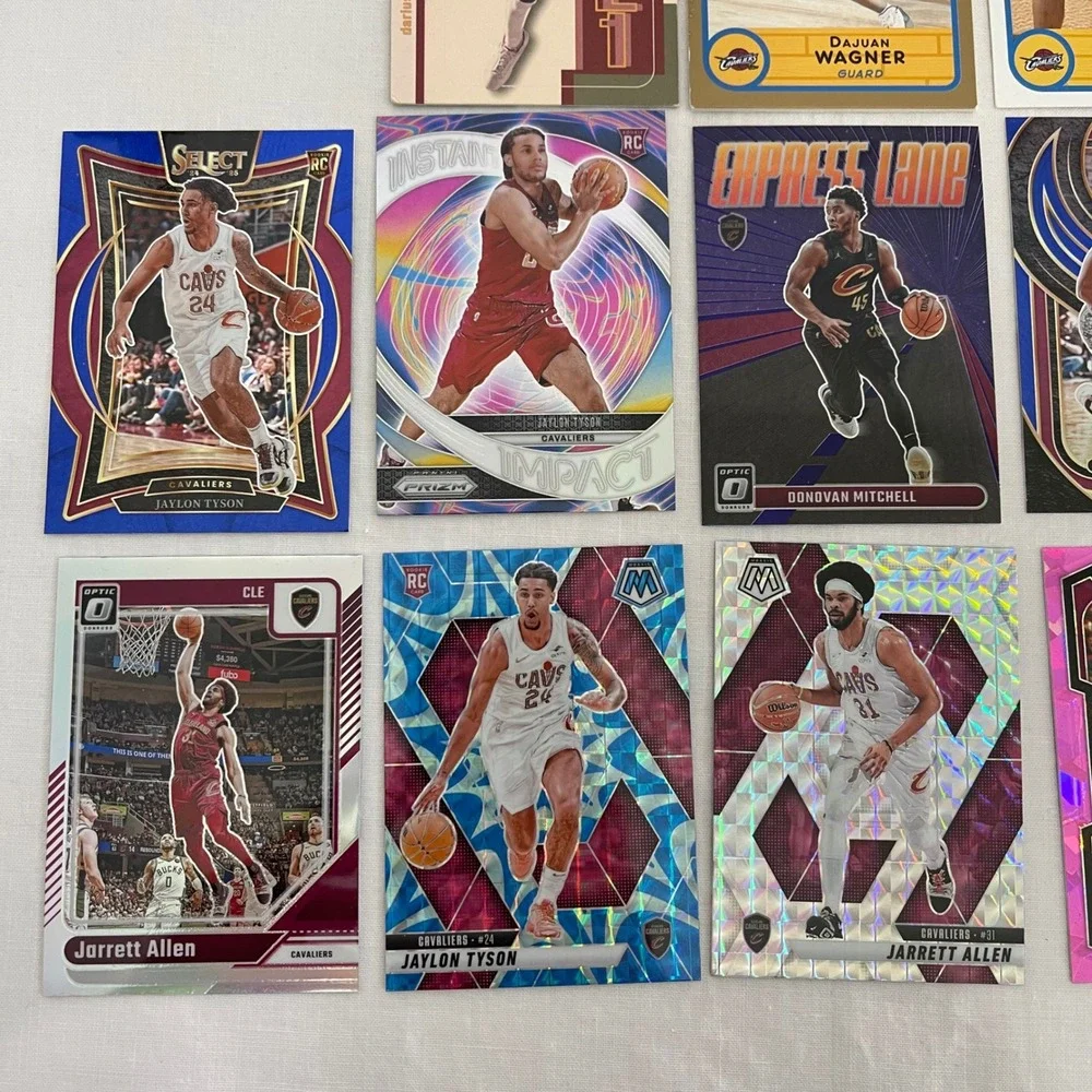 Panini Topps Cleveland Cavaliers 13 Card Lot Donovan Mitchell Rookie RC Inserts